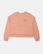PiliPili Ladies Crop Top In Peachy Pink