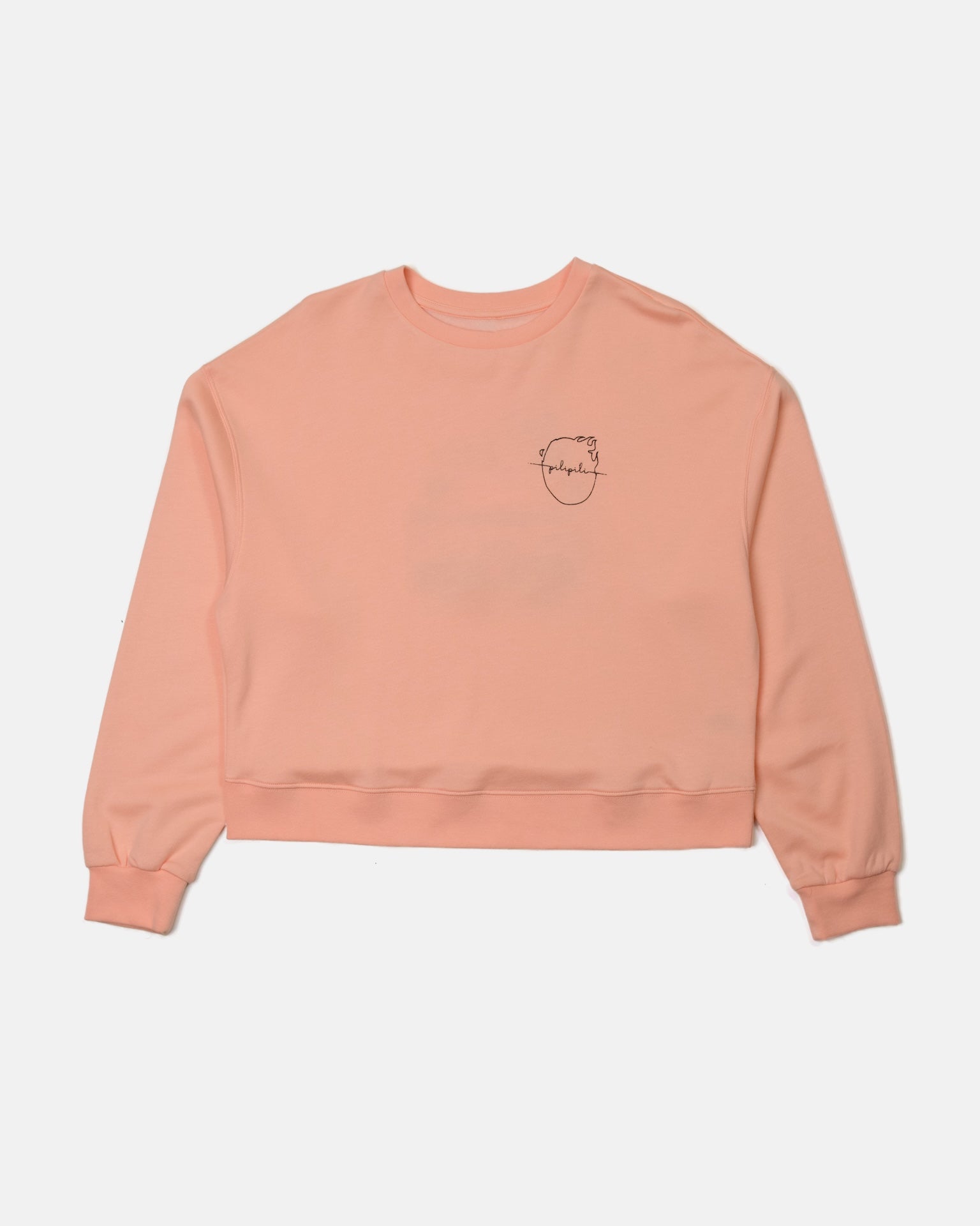 PiliPili Ladies Crop Top In Peachy Pink