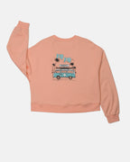 PiliPili Ladies Crop Top In Peachy Pink